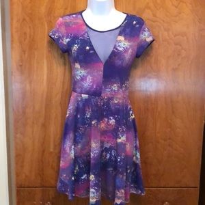 Urban outfitters Small dress with sheer inserts